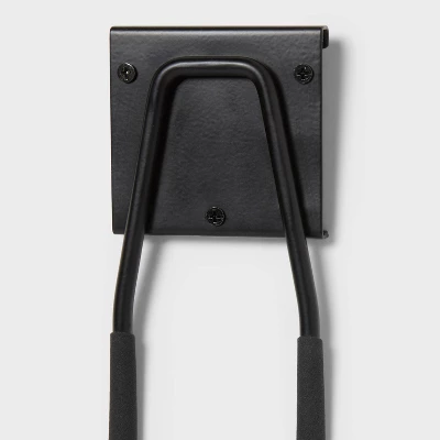 Extension Cord And Hose Garage Hook - Brightroom™: Steel Wall Storage, Powder-Coated, 30lb Capacity, Black 4 Extension Cord And Hose Garage Hook - Brightroom™: Steel Wall Storage, Powder-Coated, 30lb Capacity, Black - Image 2