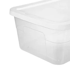 16qt Clear Storage Box With Lid White - Brightroom™ 19 16qt Clear Storage Box With Lid White - Brightroom™ -Brightroom GUEST 03af419e 03d9 43c3 b868 51096a7fbcac