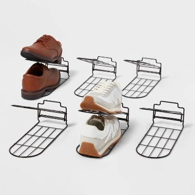 Wire Shoe Space-Saving Slot Organizers 6pk - Brightroom™ 4 Wire Shoe Space-Saving Slot Organizers 6pk - Brightroom™ - Image 2