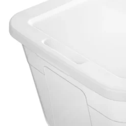 90qt Clear Storage Box White - Brightroom™ 18 90qt Clear Storage Box White - Brightroom™ -Brightroom GUEST 04f1928e 5ced 4221 a538 beee2679b6c5
