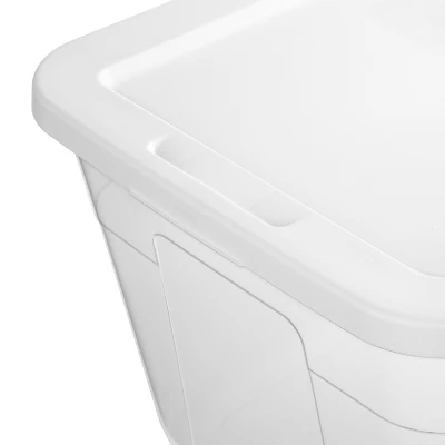 90qt Clear Storage Box White - Brightroom™ 9 90qt Clear Storage Box White - Brightroom™ - Image 7