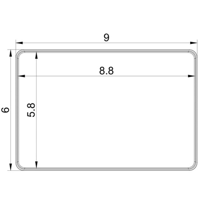 9"x6"x3.25" Large Plastic Bathroom Tray Clear - Brightroom™: Organizer, Stackable Storage, Hand Washable 5 9"x6"x3.25" Large Plastic Bathroom Tray Clear - Brightroom™: Organizer, Stackable Storage, Hand Washable - Image 3