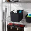 26.2qt Heavy Duty Storage Bin - Brightroom™: Black Plastic, Stackable & Portable, Universal Storage Solution 1 26.2qt Heavy Duty Storage Bin - Brightroom™: Black Plastic, Stackable & Portable, Universal Storage Solution -Brightroom GUEST 0a87b9a1 cfd9 4cf0 b6d7 cda074d516aa