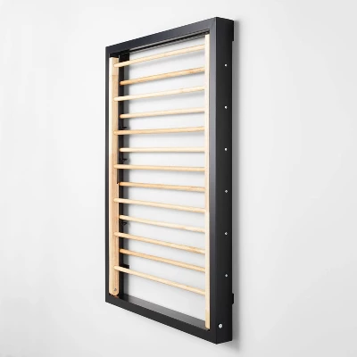 Wall Mounted Drying Rack Black - Brightroom™: Steel Pull Down Clothes Dryer, Folding Mountable, 10kg Capacity 4 Wall Mounted Drying Rack Black - Brightroom™: Steel Pull Down Clothes Dryer, Folding Mountable, 10kg Capacity - Image 2