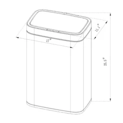 Motion Wastebasket With Liner - Brightroom™ 8 Motion Wastebasket With Liner - Brightroom™ -Brightroom GUEST 0e7e13e3 1c51 4968 9797 f05398706d76