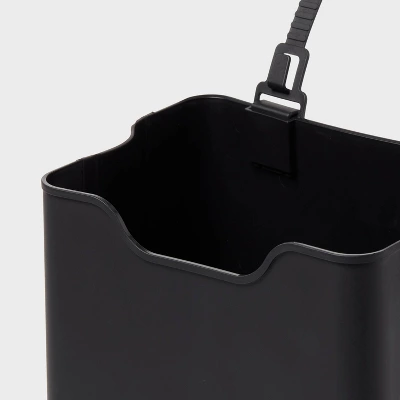 Trash Bin Medium - Brightroom™: Black Utility Storage Bin, 50% Recycled Plastic, 338.94 Volume, Hand Wash, 12" Height 4 Trash Bin Medium - Brightroom™: Black Utility Storage Bin, 50% Recycled Plastic, 338.94 Volume, Hand Wash, 12" Height - Image 2