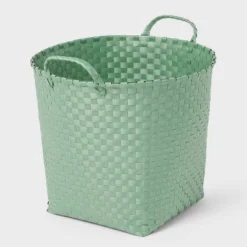 Woven Plastic Floor Basket - Brightroom™ 9 Woven Plastic Floor Basket - Brightroom™ -Brightroom GUEST 10852d8e 0a5b 4a1e b159 9d4b6da21168