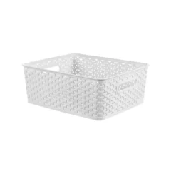 Y-Weave Medium Decorative Storage Basket - Brightroom™ 20 Y-Weave Medium Decorative Storage Basket - Brightroom™ -Brightroom GUEST 12299a0f 077c 4595 85e6 da0a18d1922d