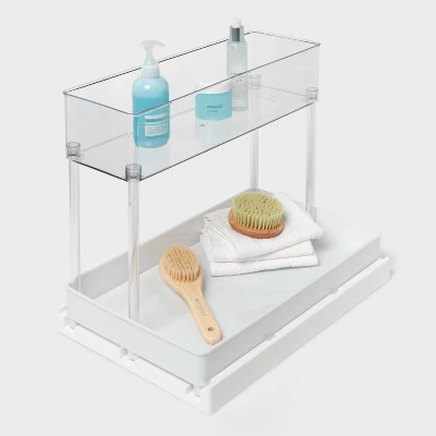 Long Gliding Tray With Bin Clear - Brightroom™ 5 Long Gliding Tray With Bin Clear - Brightroom™ - Image 3