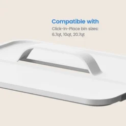 Click In Place Large Lid With Handle For Plastic Storage Bins For Home And Office Organization White - Brightroom™ 14 Click In Place Large Lid With Handle For Plastic Storage Bins For Home And Office Organization White - Brightroom™ -Brightroom GUEST 13acad56 bf57 42b2 a97e a572d080c302