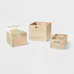 Small Decorative Light Wood Crate Natural - Brightroom™ 7 Small Decorative Light Wood Crate Natural - Brightroom™ -Brightroom GUEST 1433e760 ccd4 4d74 8b8b fdcc848f7469 2