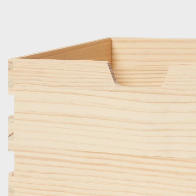 Small Wood Bin - Brightroom™ 4 Small Wood Bin - Brightroom™ - Image 2