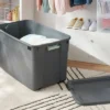 45gal Latching Storage Tote - Brightroom™: Portable Plastic Container With Lid, Universal Storage, Gray, 45 Gallon Capacity 2 45gal Latching Storage Tote - Brightroom™: Portable Plastic Container With Lid, Universal Storage, Gray, 45 Gallon Capacity -Brightroom GUEST 17645252 0414 41f3 939b ba3f3622f238