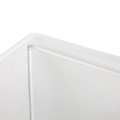 10" X 14" X 13.25" Mesh Crate File Box White - Brightroom™ 5 10" X 14" X 13.25" Mesh Crate File Box White - Brightroom™ - Image 3
