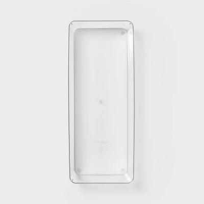 6"x15" Drawer Flatware Organizer - Brightroom™: Clear PETG, In-Drawer Kitchen Storage, Contemporary Style 3 6"x15" Drawer Flatware Organizer - Brightroom™: Clear PETG, In-Drawer Kitchen Storage, Contemporary Style - Image 2