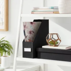 Canvas Magazine File Holder And Organizer - Brightroom™