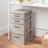 4 Drawer Weave Tower Dark Gray - Brightroom™: Plastic Storage Organizer, Portable Utility Drawers, Universal Storage 2 4 Drawer Weave Tower Dark Gray - Brightroom™: Plastic Storage Organizer, Portable Utility Drawers, Universal Storage -Brightroom GUEST 19f5c352 c15e 4bd7 aeb9 7939f2a682d0