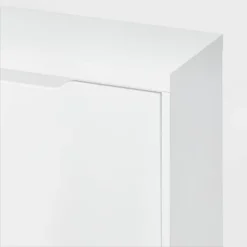 Laminate Pivot Open Shoe Cabinet White - Brightroom™ 5 Laminate Pivot Open Shoe Cabinet White - Brightroom™ -Brightroom GUEST 1d065e3e 817b 45b0 9e07 7cae41473e07