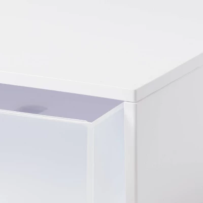 Modern Short Narrow Drawer White 1pc - Brightroom™ 4 Modern Short Narrow Drawer White 1pc - Brightroom™ - Image 2