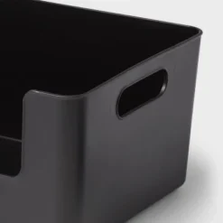 Large Plastic Open Face Pantry Bin Black - Brightroom™: Kitchen Cabinet Organizer, 13"x9.5"x6" Storage Solution 7 Large Plastic Open Face Pantry Bin Black - Brightroom™: Kitchen Cabinet Organizer, 13"x9.5"x6" Storage Solution -Brightroom GUEST 1f6c6d71 2824 4402 a6ec aa351e7bb93d