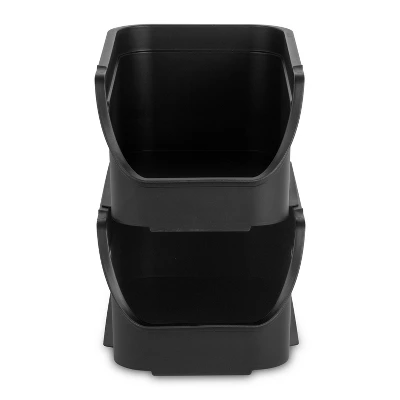 8.9qt Open Front Stackable Storage Bin - Brightroom™ 9 8.9qt Open Front Stackable Storage Bin - Brightroom™ - Image 7