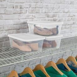 6qt Clear Storage Box White - Brightroom™ 15 6qt Clear Storage Box White - Brightroom™ -Brightroom GUEST 212c202d 0182 44b3 a652 41cfb2ee59eb