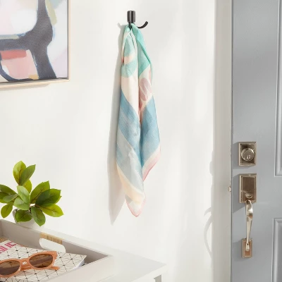 Modern Octopus Hook Matte Black - Brightroom™: Cast Aluminum Towel Hook, Powder-Coated, 20lb Capacity 3 Modern Octopus Hook Matte Black - Brightroom™: Cast Aluminum Towel Hook, Powder-Coated, 20lb Capacity