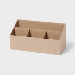 Canvas Desktop Organizer Light Brown - Brightroom™: Office Desk Tool Holder, Polyester, , 12.25"x5"x6" 7 Canvas Desktop Organizer Light Brown - Brightroom™: Office Desk Tool Holder, Polyester, , 12.25"x5"x6" -Brightroom GUEST 21e9e244 9f63 4d1d 81c6 372a641d9159