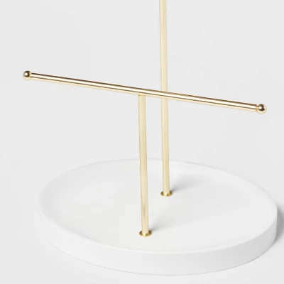 Two Bar Jewelry Organizer Brass - Brightroom™ 4 Two Bar Jewelry Organizer Brass - Brightroom™ - Image 2