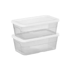 6qt Clear Storage Box White - Brightroom™ 19 6qt Clear Storage Box White - Brightroom™ -Brightroom GUEST 28261ccc b586 49e2 95bd 03ff395a2a21