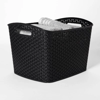 Y-Weave XL Curved Decorative Storage Basket - Brightroom™ 3 Y-Weave XL Curved Decorative Storage Basket - Brightroom™
