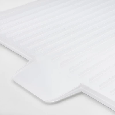 Dish Drying Rack Drainboard Clear - Brightroom™: Freestanding Plastic Dish Drainer & Strainer, 18"x15.8" 4 Dish Drying Rack Drainboard Clear - Brightroom™: Freestanding Plastic Dish Drainer & Strainer, 18"x15.8" - Image 2