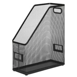 Mesh Magazine File Black - Brightroomâ„¢: Steel File Organizer & Holder, 12" H, No Assembly Required
