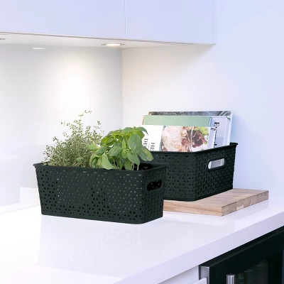 Y-Weave Half Medium Decorative Storage Basket - Brightroom™ 7 Y-Weave Half Medium Decorative Storage Basket - Brightroom™ - Image 5