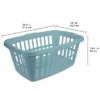 1.5 Bu Laundry Basket Pewter Aqua - Brightroom™ 2 1.5 Bu Laundry Basket Pewter Aqua - Brightroom™ -Brightroom GUEST 3397f707 f3ea 4a11 9ea8 e48bcfbdfc33