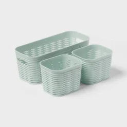 3pk Wave Assorted Decorative Basket 5L Narrow 2c Brightroom™ 11 3pk Wave Assorted Decorative Basket 5L Narrow 2c Brightroom™ -Brightroom GUEST 35454230 d614 4767 8785 2efa57cdf539