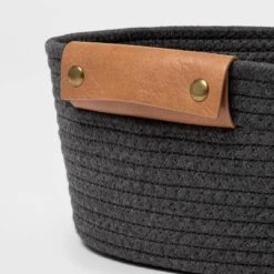 11" Small Coiled Rope Warm Gray Charcoal - Brightroom™ 6 11" Small Coiled Rope Warm Gray Charcoal - Brightroom™ -Brightroom GUEST 358be12c d34e 400d b9ac 6f3ccf19a2e5