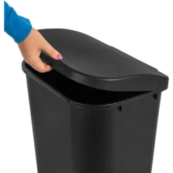 11.3gal Lift Top Waste Basket Black - Brightroom™: Kitchen Trash Can, Fingerprint-Resistant, Indoor Trash Bin 12 11.3gal Lift Top Waste Basket Black - Brightroom™: Kitchen Trash Can, Fingerprint-Resistant, Indoor Trash Bin -Brightroom GUEST 374c1b5a 3969 4ece ae38 e552e3a34b9d