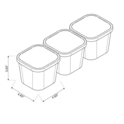 3pk Click In Place 30oz Insert Storage Containers White And Clear - Brightroom™ 13 3pk Click In Place 30oz Insert Storage Containers White And Clear - Brightroom™ -Brightroom GUEST 3d758ec2 0d92 4ae3 88c7 4a8958be1fa5