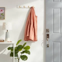 Modern Octopus 4 Rail Gold Hooks White - Brightroomâ„¢