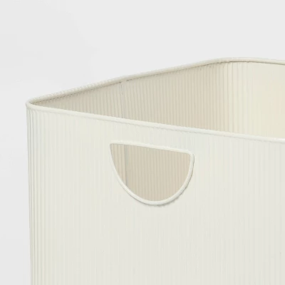Metal Bin Large Ivory - Brightroom™ 4 Metal Bin Large Ivory - Brightroom™ - Image 2