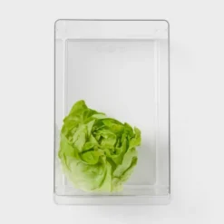 Large Wide Fridge And Pantry Organizer Bin - Brightroom™: Clear Freezer-Safe Storage, 14.5"x9.14"x6" -Brightroom GUEST 4c0556a3 29f6 46c4 a542 5cef65110c2a