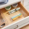 3"x9" Drawer Flatware Organizer - Brightroom™: Clear PETG In-Drawer Silverware Tray, Contemporary Style 1 3"x9" Drawer Flatware Organizer - Brightroom™: Clear PETG In-Drawer Silverware Tray, Contemporary Style -Brightroom GUEST 5052620a 20a7 48aa 9d2d 650bfec75647