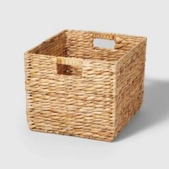 Woven Water Hyacinth Milk Crate - Brightroom™ 10 Woven Water Hyacinth Milk Crate - Brightroom™ -Brightroom GUEST 5108b3bd 325d 4bd3 beb8 f48ab7a835d7