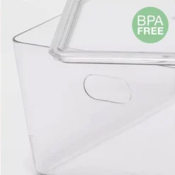 11L Stacking Clear Bin With Lid - Brightroom™ 7 11L Stacking Clear Bin With Lid - Brightroom™ -Brightroom GUEST 51868702 c809 4ac0 b0e4 1946369edc31