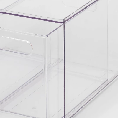 All Purpose 2 Drawer Storage Clear - Brightroom™ 4 All Purpose 2 Drawer Storage Clear - Brightroom™ - Image 2