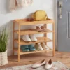 4 Tier Bamboo Shoe Rack - Brightroom™ -Brightroom GUEST 55a6b988 dee8 4c98 96d4 9e5125c542ea