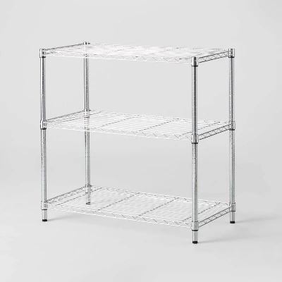 3 Tier Wide Wire Shelving - Brightroom™ 6 3 Tier Wide Wire Shelving - Brightroom™ - Image 4