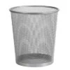 Mesh Waste Basket Silver - Brightroom™: Steel Wire Mesh, Office Trash Can, Nonslip Base, Fingerprint-Resistant 2 Mesh Waste Basket Silver - Brightroom™: Steel Wire Mesh, Office Trash Can, Nonslip Base, Fingerprint-Resistant -Brightroom GUEST 57af0c0f 16f0 4da2 990e 25ba80823c36