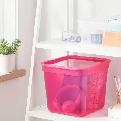 Modular Storage Large Pink - Brightroom™ 3 Modular Storage Large Pink - Brightroom™